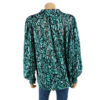 Blouse multicolore imprimé - Femme - Suncoo - Taille 3 Très bon état - Vue 2 - 